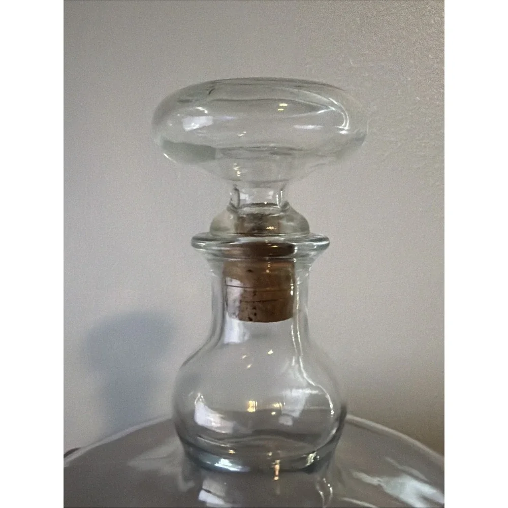 Vintage Captain's Rum Glass Decanter 7.5